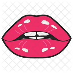 Lips Sticker  Icon