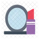 Lipstick Mirror Makeup Icon