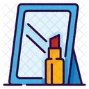 Lipstick Mirror Glow Glamour Icon