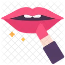 Lipstick Makeup Self Care Icon