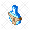 Flask Liquid Isometric Icon