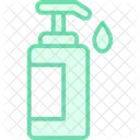 Liquid Soap Duotone Line Icon Icon