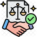 Acordo Justica Acordo Ícone