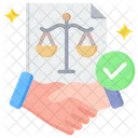 Acordo Justica Acordo Ícone