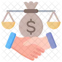 Acordo Justica Lei Ícone