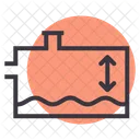 Liquide De Refroidissement Niveau Indicateur Icône