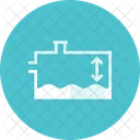 Liquide De Refroidissement Niveau Indicateur Icône