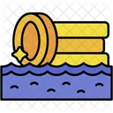 Liquidez Dinero Crisis Icono
