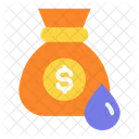 Bolsa De Dinero Inversion Dinero Icono