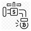 Liquidez Flujo Dinero Icono