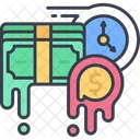 Liquidity Drop Dollar Icon