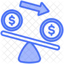 Liquidity Scale Unbalance Icon
