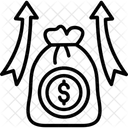 Liquidity Financial Crisis Cash Flow Icon