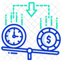 Liquidity Money Balance Scale Icon