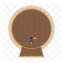 Liquor Barrel Wine Icon