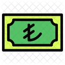 Lira Banknote Country Icon