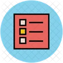 List Bulleted Checklist Icon