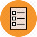 List Checklist Sheet Icon