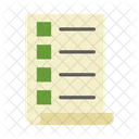 List Checklist Document Icon