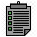 List Checklist Document Icon