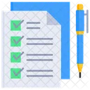 List Evaluation Check List Icon