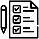 リスト、チェック、紙 アイコン