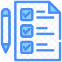 リスト、チェック、紙 アイコン