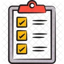 Checklist Document Clipboard Icon