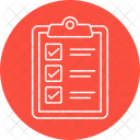 Checklist Document Clipboard Icon
