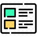 Grid List Posts Icon