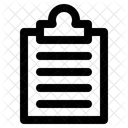 Clipboard Document List Icon
