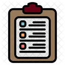 List Tasks Clipboard Icon