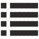 List Text Format Icon