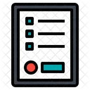 List Order Paper Icon