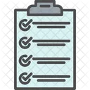List Checklist Clipboard Icon