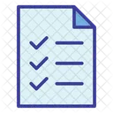List Checklist Document Icon