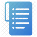 List Checklist Document Icon