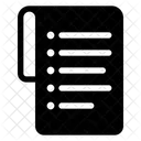 List Checklist Document Icon