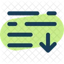List Arrow Down List Sort Icon
