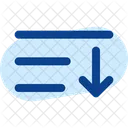 List Arrow Down Minimalistic Icon