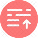 List Arrow Up List Ascending Icon