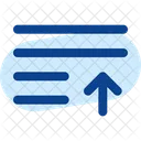 List Arrow Up Icon