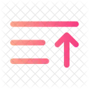 List Arrow Up Minimalistic List Arrow Up List Icon
