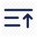 List Arrow Up Minimalistic List Arrow Up List Icon