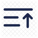 List Arrow Up Minimalistic List Arrow Up List Icon