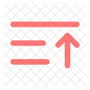 List Arrow Up Minimalistic List Arrow Up List Icon