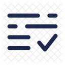 List Check  Icon