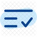 List Check Minimalistic Icon