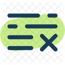 List Cross List Delete Icon