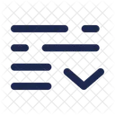 List Down  Icon